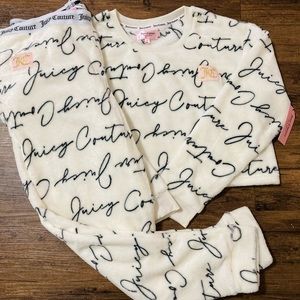 NWT JUICY COUTURE LOGO LOUNGE SET L